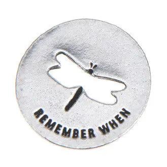 Dragonfly Cutout Blessing Ring Charm – Handcrafted Pewter Token | Made in USA Inspirational Gift Whitney Howard Designs  Blessing Ring