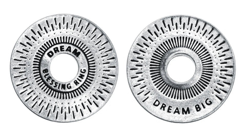 Dream Blessing Ring Charm – Handcrafted Inspirational Pewter Token | Made in USA Whitney Howard Designs  Blessing Ring