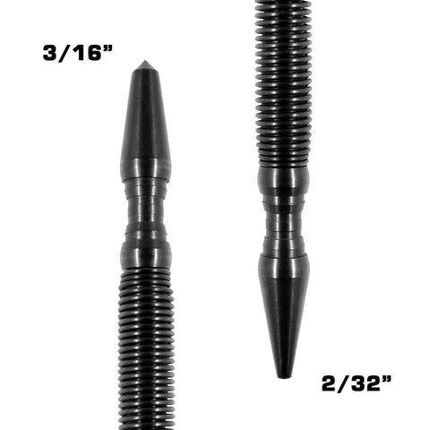 Dual-Tip Center Punch and Nail Setter – 3/16 Inch and 2/32 Inch | Made in USA Hammerless Impact Technology  item