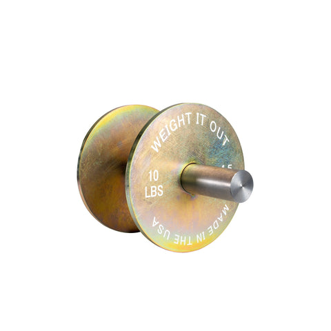 Solid Steel Loadable Dumbbell Plates – Precision Calibrated Weight Sets | Made in USA Weight It Out 