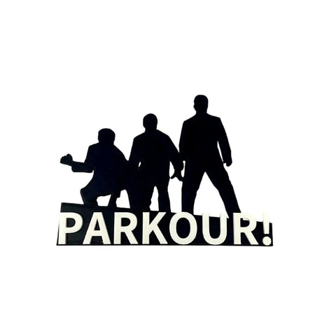 Dunder Mifflin Parkour Fridge Magnet 7 Inch – 3D Printed | Made in USA Chatelet Manufacturing   11.95 Default Title