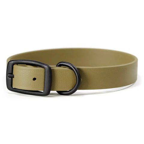 Durable BioThane Dog Collar 1 Inch Wide – Stain & Odor Resistant Outdoor Collar | Made in USA Auburn Leathercrafters  item