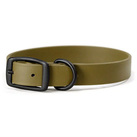 Durable BioThane Dog Collar 1 Inch Wide – Stain & Odor Resistant Outdoor Collar | Made in USA Auburn Leathercrafters  item