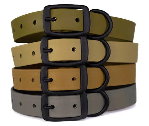 Durable BioThane Dog Collar 1 Inch Wide – Stain & Odor Resistant Outdoor Collar | Made in USA Auburn Leathercrafters  item