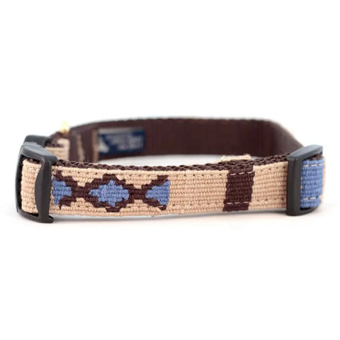 Durable Hand-Woven Side-Release Dog Collar – Premium Nylon With Brass Hardware | Made in USA Auburn Leathercrafters  item
