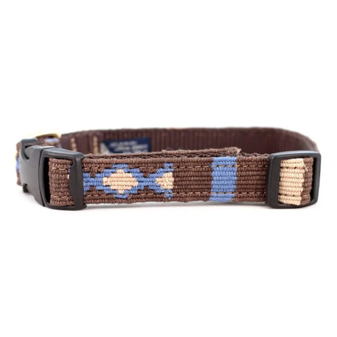Durable Hand-Woven Side-Release Dog Collar – Premium Nylon With Brass Hardware | Made in USA Auburn Leathercrafters  item