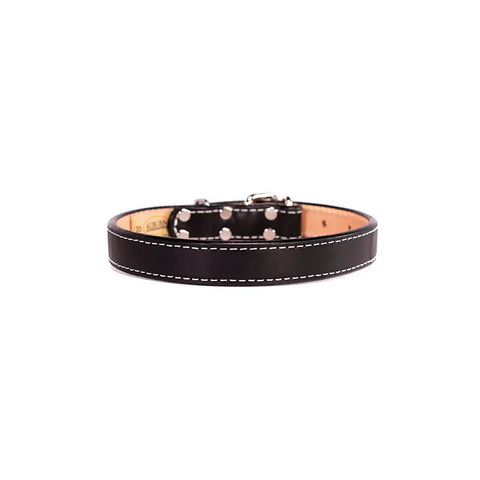 Durable Leather Dog Collar for Large Breeds – Double Layer Full Grain Bridle Leather | Made in USA Auburn Leathercrafters  item