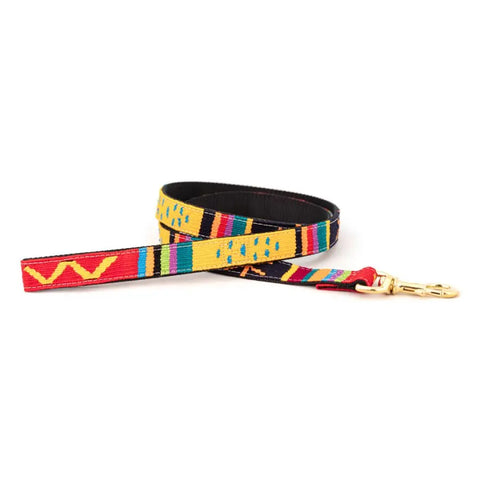 Durable Patterned Dog Leash 6 Feet – Stylish Pet Leash with Brass Clip | Made in USA Auburn Leathercrafters  item