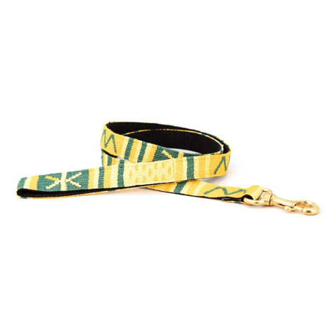 Durable Patterned Dog Leash 6 Feet – Stylish Pet Leash with Brass Clip | Made in USA Auburn Leathercrafters  item