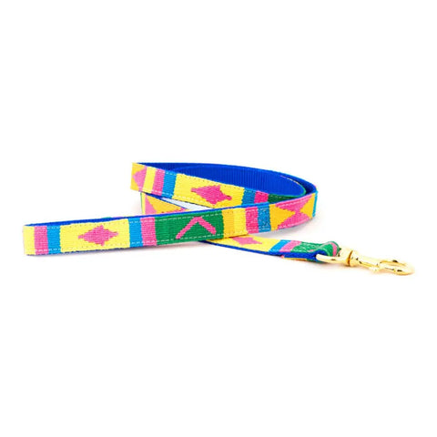 Durable Patterned Dog Leash 6 Feet – Stylish Pet Leash with Brass Clip | Made in USA Auburn Leathercrafters  item
