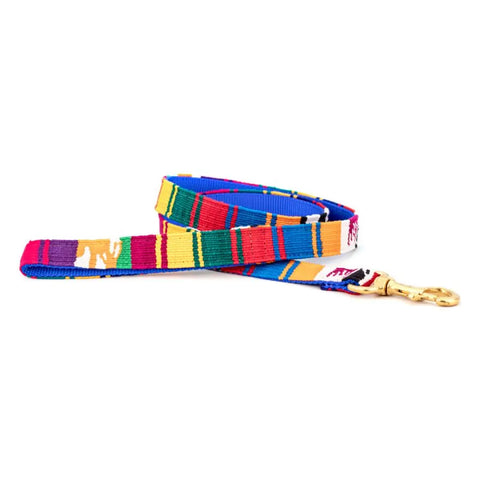 Durable Patterned Dog Leash 6 Feet – Stylish Pet Leash with Brass Clip | Made in USA Auburn Leathercrafters  item