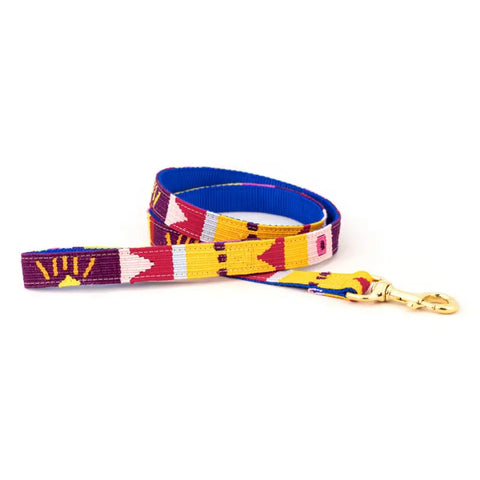 Durable Patterned Dog Leash 6 Feet – Stylish Pet Leash with Brass Clip | Made in USA Auburn Leathercrafters  item