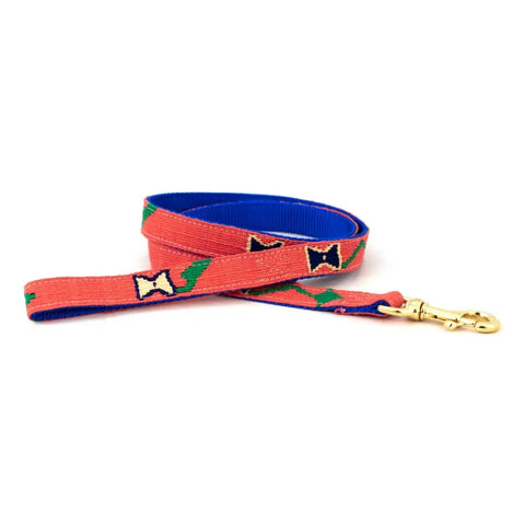 Durable Patterned Dog Leash 6 Feet – Stylish Pet Leash with Brass Clip | Made in USA Auburn Leathercrafters  item