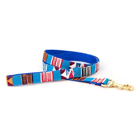 Durable Patterned Dog Leash 6 Feet – Stylish Pet Leash with Brass Clip | Made in USA Auburn Leathercrafters  item