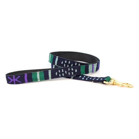 Durable Patterned Dog Leash 6 Feet – Stylish Pet Leash with Brass Clip | Made in USA Auburn Leathercrafters  item
