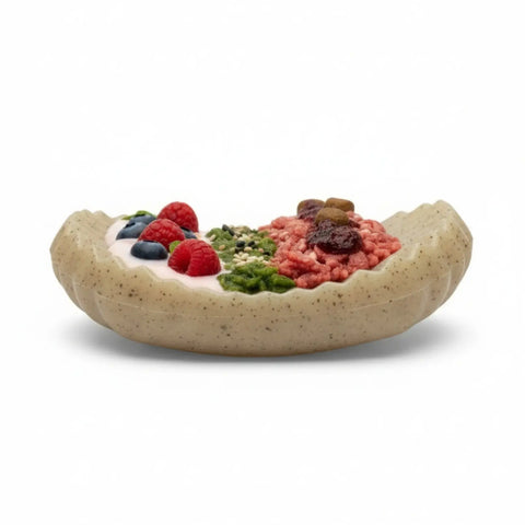 Durable Potato Chip Shaped Nylon Chew & Enrichment Dog Toy – 2-in-1 for Chewers – FDA Compliant | Made in USA by SodaPup SodaPup  Nylon Dog Toys