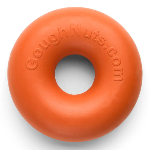 Durable Small Dog Chew Ring Toy 3.8 Inch – Natural Rubber | Made in USA Goughnuts 
