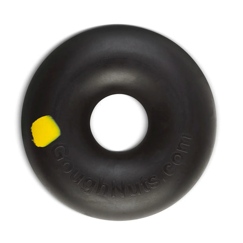 Durable Small Dog Chew Ring Toy 3.8 Inch – Natural Rubber | Made in USA Goughnuts 