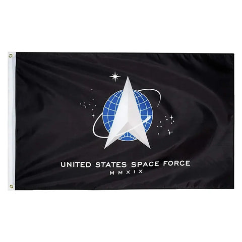 Durable Space Force Flag – UV Resistant 200 Denier Nylon Outdoor Banner | Made in USA Freedom Flag and Pole 