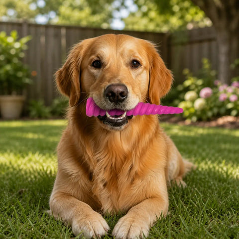 Durable Unicorn Nylon Dog Chew Toy 7 Inch – Safe Super Chewer Toy | Made in USA by SodaPup SodaPup  Nylon Dog Toys