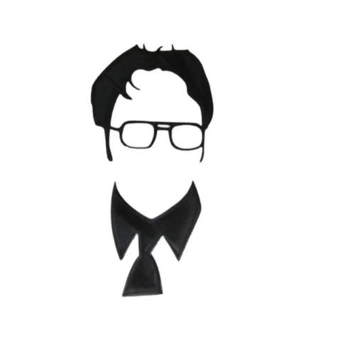 Dwight Schrute Silhouette Fridge Magnet – Office Fan Gift | Made in USA Chatelet Manufacturing 