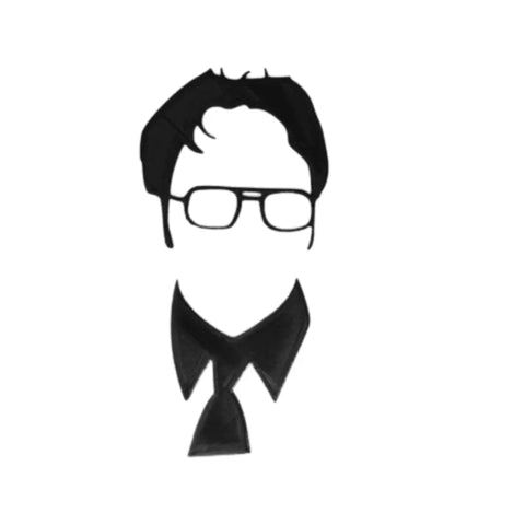 Dwight Schrute Silhouette Refrigerator Magnet – Made in USA Chatelet Manufacturing 