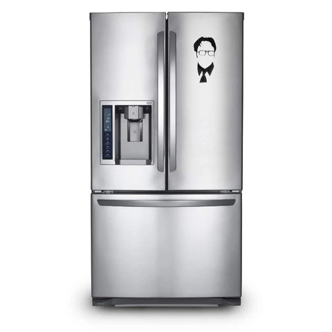 Dwight Schrute Silhouette Refrigerator Magnet – Made in USA Decor Chatelet Manufacturing 