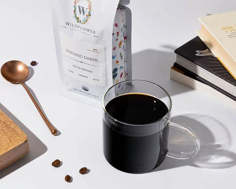 EVENING EMBER | DECAF ESPRESSO Wildflower Coffee Company  Coffee