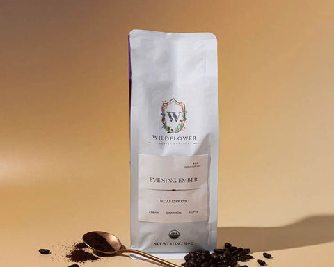 EVENING EMBER | DECAF ESPRESSO Wildflower Coffee Company  Coffee