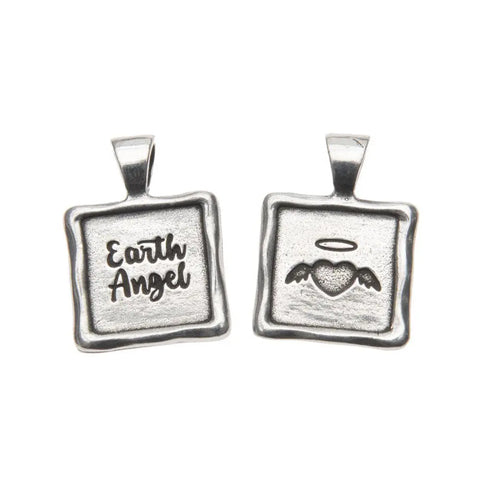 Earth Angel Pendant Charm – Handcrafted Recycled Pewter Wax Seal Style | Made in USA Whitney Howard Designs  Wax Seals