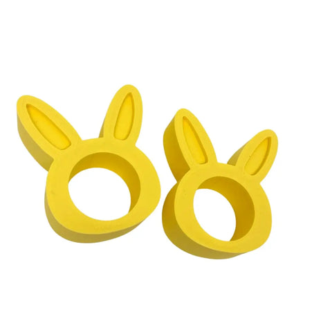 Easter Bunny Napkin Rings Set Of 2 Blue – Made in USA Chatelet Manufacturing 