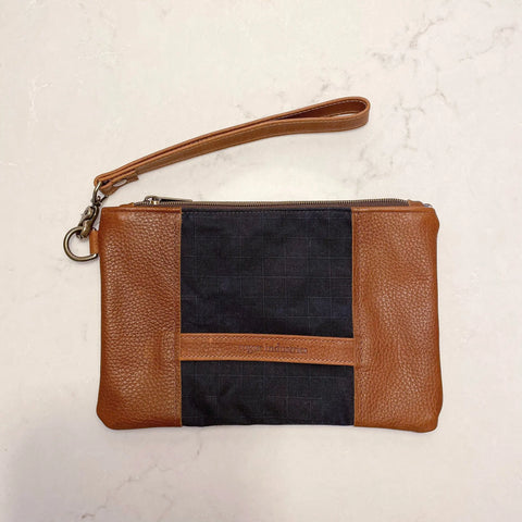Eastport Women's Leather and Waxed Canvas Clutch – Handmade in Maine | Made in USA Rogue Industries  Handbags, Wallets & Cases
