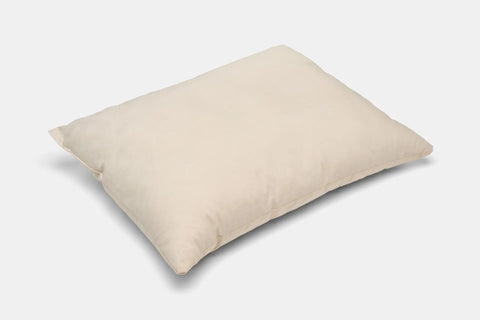 The American Blossom Linens Down Alternative Pillow With Recycled Polyester Fill is shown on a white background with a soft shadow, emphasizing its comfortable design for restful sleep.