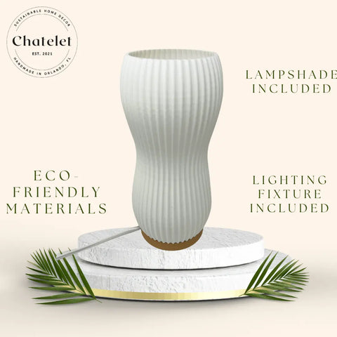 Eco-Friendly Good Vibes Table Lamp – Manufactured in Orlando FL | Premium Home Lighting Chatelet Manufacturing 