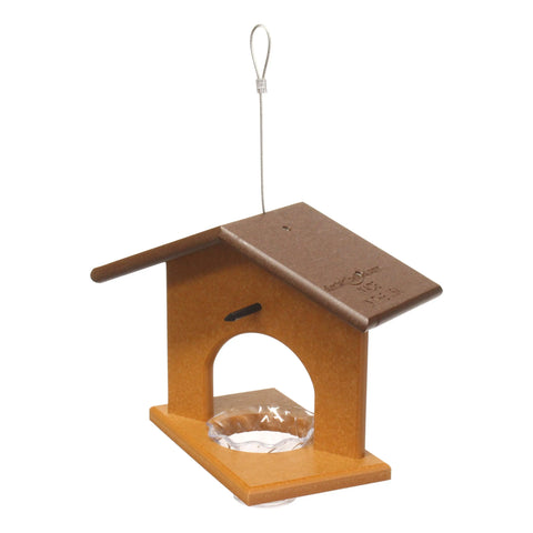 Eco-Friendly Hanging Oriole Bird Feeder with Jelly Dish and Orange Pegs 10 Inch – Amish Crafted | Made in USA Amish Toy Box  Bird Feeder