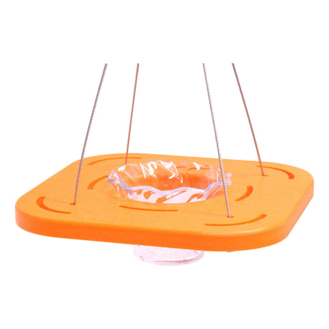 Eco-Friendly Oriole Bird Feeder – Recycled Poly Lumber Jelly Cup Feeder | Made in USA Amish Toy Box 