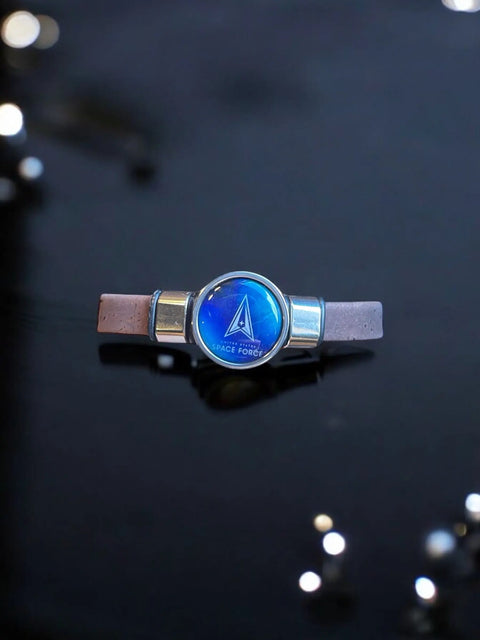 Eco-Friendly Space Force Cork Bracelet for Men and Women – 5 Sizes Available | Made in USA Michelle Marie Boutique  Bracelets