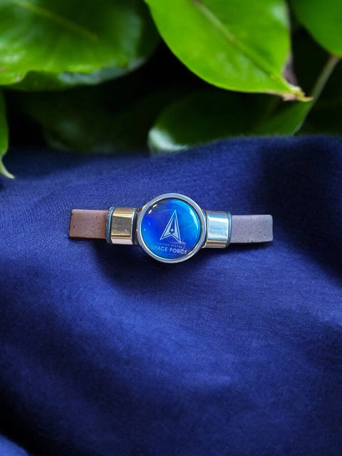 Eco-Friendly Space Force Cork Bracelet for Men and Women – 5 Sizes Available | Made in USA Michelle Marie Boutique  Bracelets