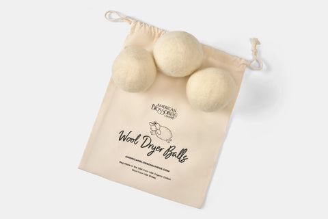 Eco-Friendly Wool Dryer Balls – Natural & Reusable | Made in USA | Fabric Softener Alternative American Blossom Linens  Dryer Balls