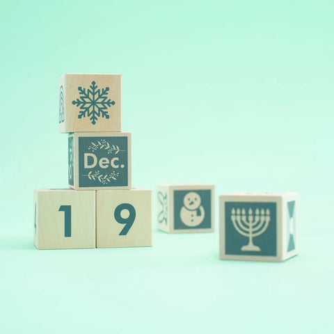 Educational Perpetual Wooden Block Calendar for Kids – Uncle Goose 7-Piece Set | Made in USA with Sustainable Basswood Uncle Goose  Grow