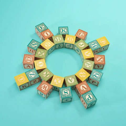 Educational Spanish Alphabet Blocks Set for Toddlers – 28-Piece 1.75-Inch Sustainable Basswood – Uncle Goose | Made in USA Uncle Goose  Languages
