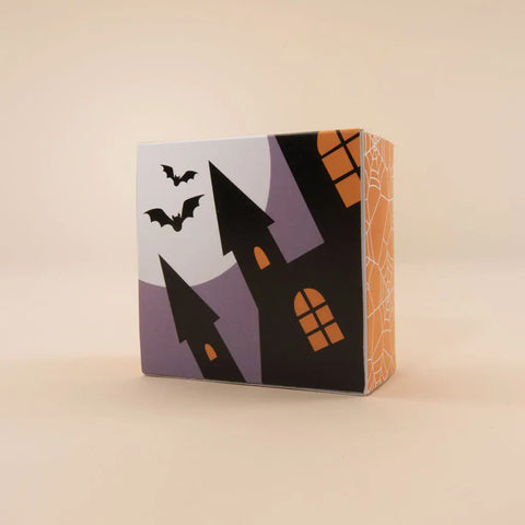 Educational Spooky Halloween Haunted House Wooden Blocks – 1.75 Inch Cubes – Boo!, Haunted House | Made in USA Uncle Goose  Decor