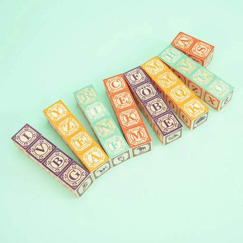 Educational Swedish Alphabet Blocks for Toddlers – 1.75 Inch Cubes | Made in USA Uncle Goose  Languages