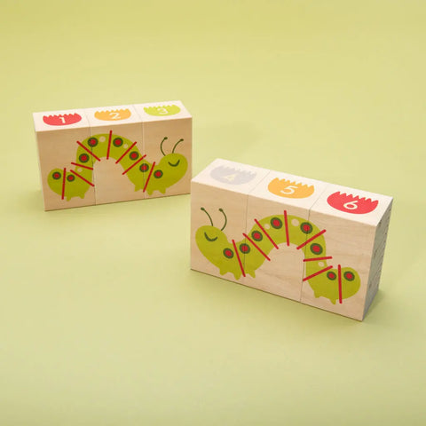 Educational Wooden Environments Garden Blocks Set – 6 Pieces 3x1.75 Inch – Sustainable Basswood Toys | Made in USA Uncle Goose  Environments