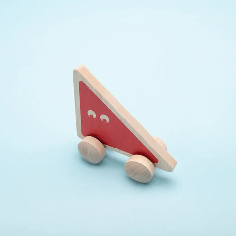 Educational Wooden Triangle Roller STEM Toy for Kids - Uncle Goose Hard Maple Design | Made in USA Uncle Goose  Rollers