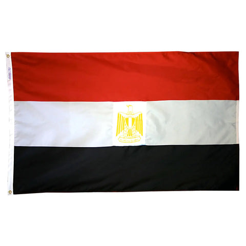 Egypt National Flag – Durable 200 Denier Nylon with UV Protection | Made in USA Freedom Flag and Pole 