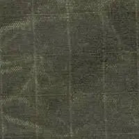 A close-up of the Ellis River Crossbody Bag by Rogue Industries shows its textured, dark greenish-brown fabric with visible lines and creases, giving it the worn, rugged look of well-used waxed canvas.