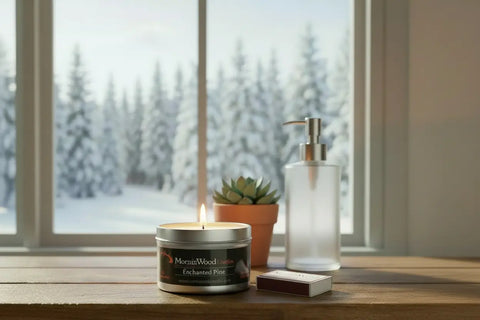 Enchanted Pine - Soy Tin Collection MorninWood Candles  Candles