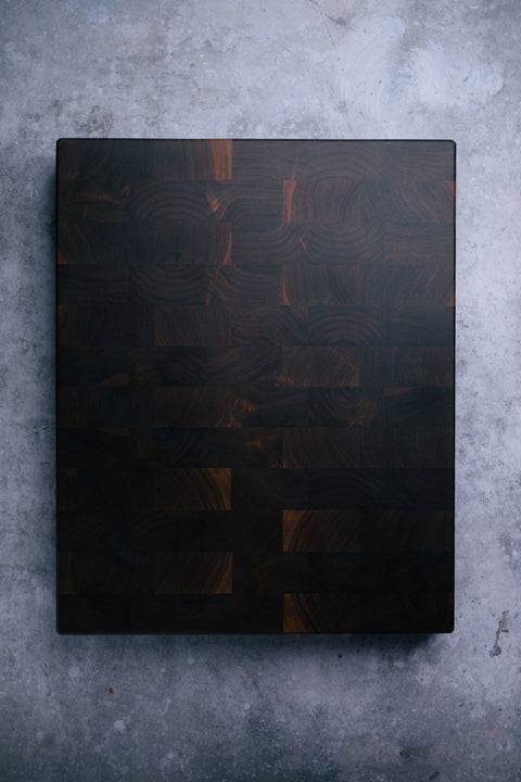 End Grain Walnut Butcher Block – Heavy Duty Cutting Board | Made in USA Montana Block  New Pattern