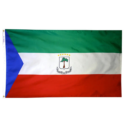 Equatorial Guinea Flag – Durable Outdoor Nylon with UV-Resistant SolarGuard Dyes | Made in USA Freedom Flag and Pole 